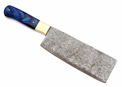 Luxury Damascus Steel Kitchen Knife  Resin Handle Art Piece 2