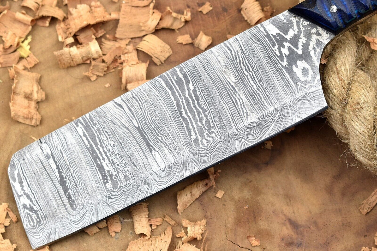 Damascus Steel Chef Knife  Resin Wood Handle Gift Edition 2