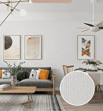 LuxePanel 3D Self Adhesive Foam Wall Panels With Linen Texture And Soundproof Design 3