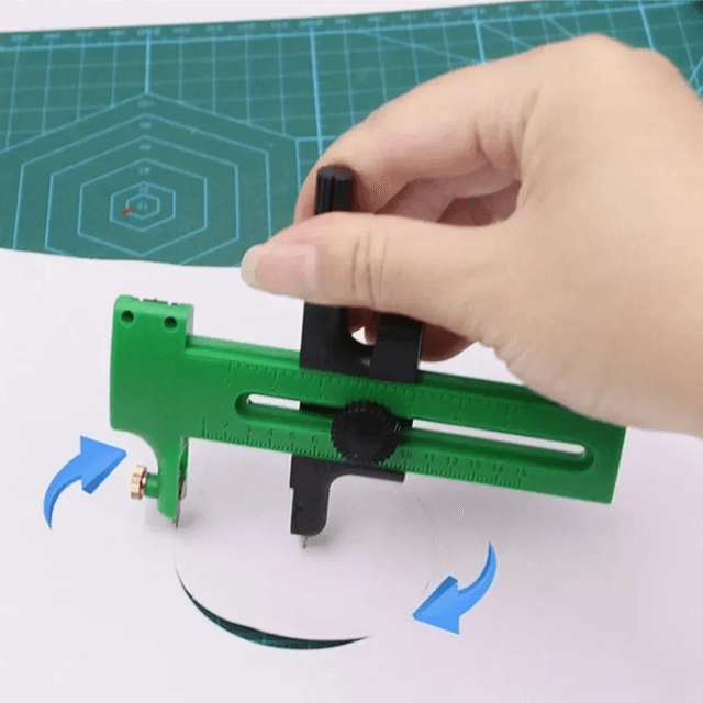 CraftMate Adjustable Circle Cutter Tool For Fabric Paper And DIY Crafts 1