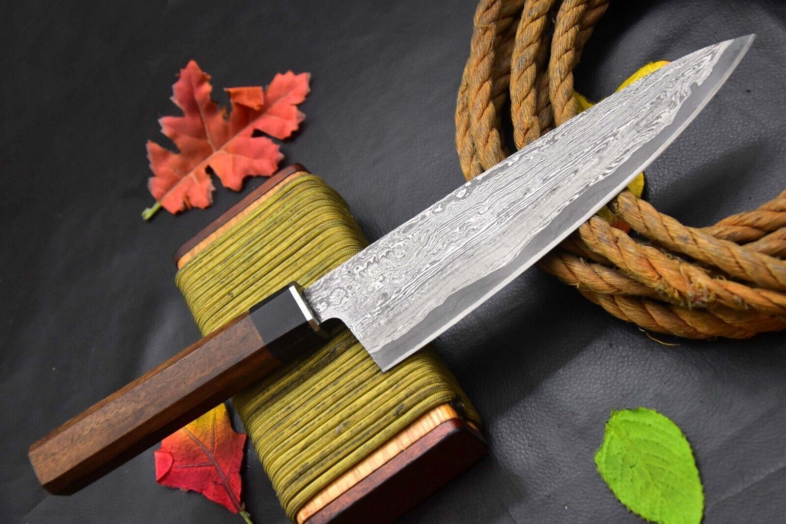 Premium Handmade Damascus Knife  Chef Hunting  Camping Use 2