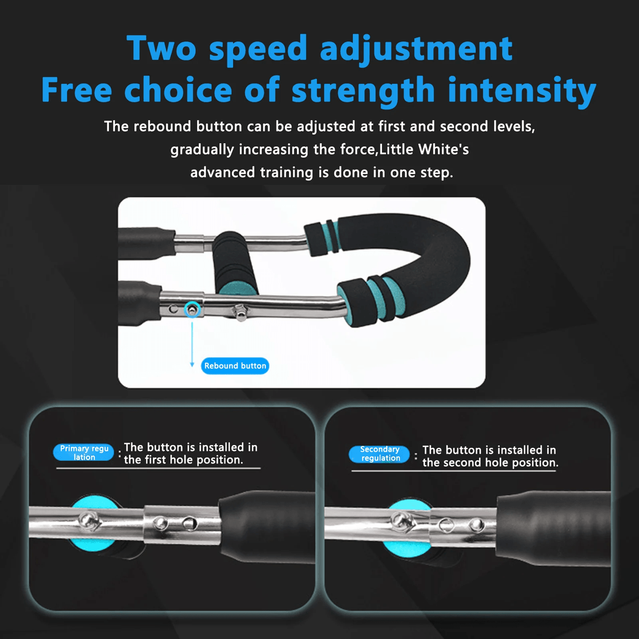 PowerGrip 40KG U Shape Arm And Hand Strength Trainer For Home Fitness 3