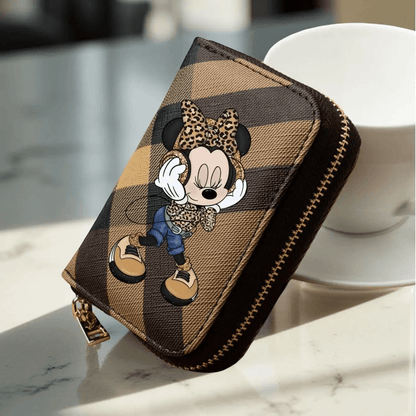 ChicMinnie Plaid Pattern PU Leather Wallet For Women 4