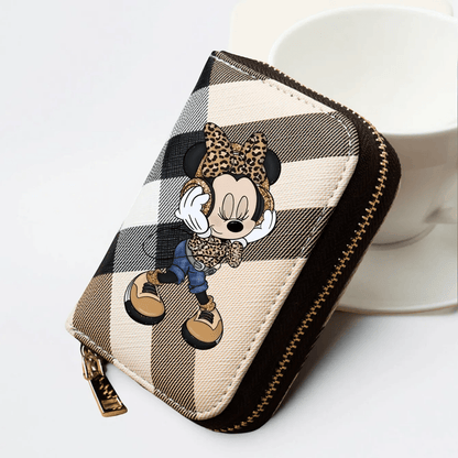 ChicMinnie Plaid Pattern PU Leather Wallet For Women 5