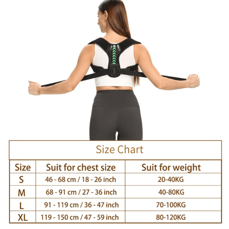 PosturePro Adjustable Back And Shoulder Corrector Belt 7