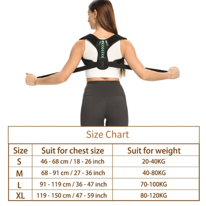 PosturePro Adjustable Back And Shoulder Corrector Belt 7