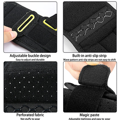 Foot Drop Night Splint, Adjustable Plantar Fasciitis Brace, Orthosis Support, Pain Relief