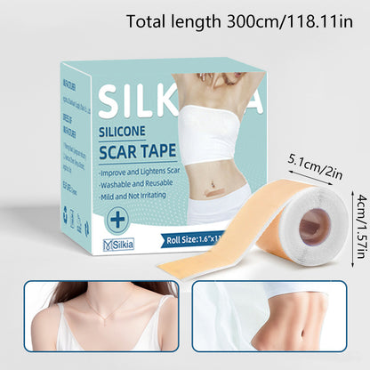 Medical Grade Silicone Scar Sheet Painless Effective Scar Repair Tape Silicone Scar Tape For Surgic 7