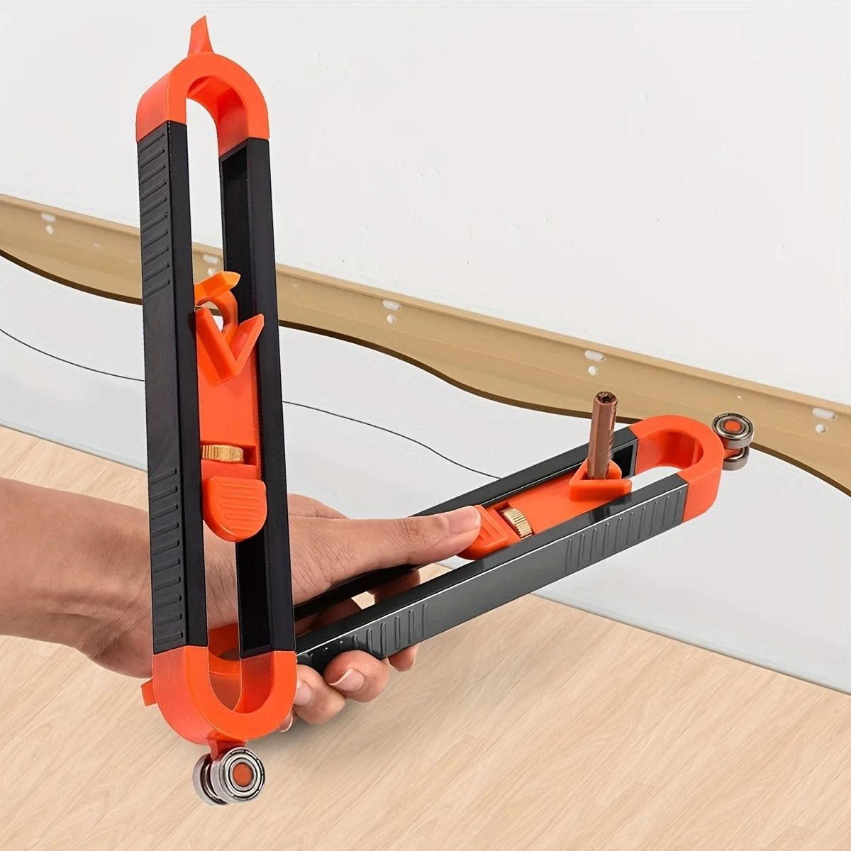 Contour Gauge Scribe Tool for Woodworking and Shape Duplication