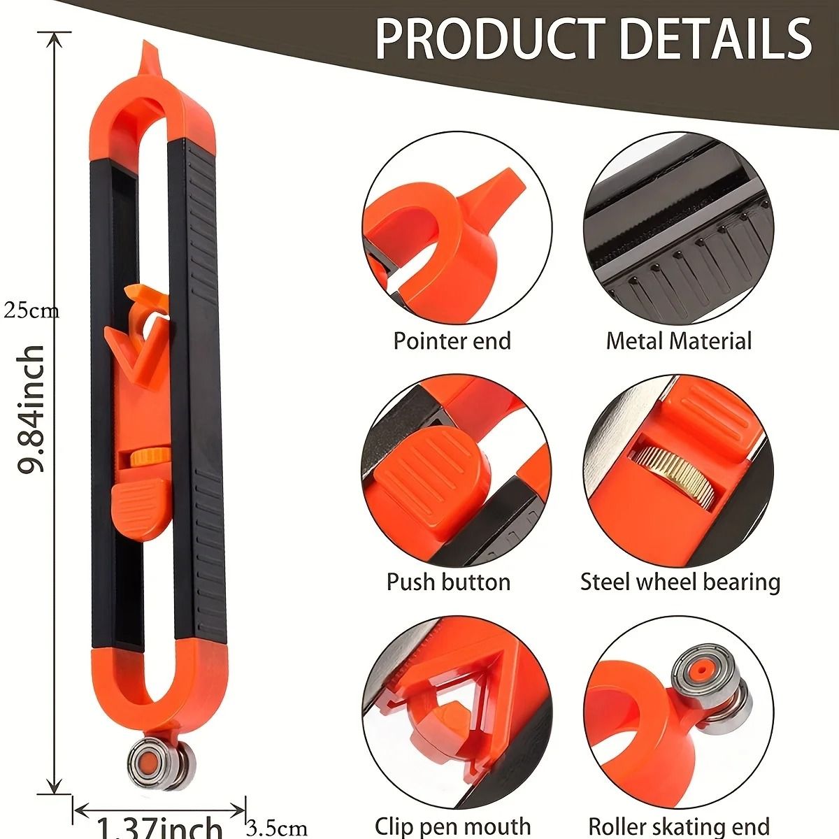 Contour Gauge Scribe Tool For Woodworking And Shape Duplication 1
