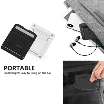 Folding Universal Mobile Phone Stand, Table Adjustable Holder, Desktop Bracket for Smartphones
