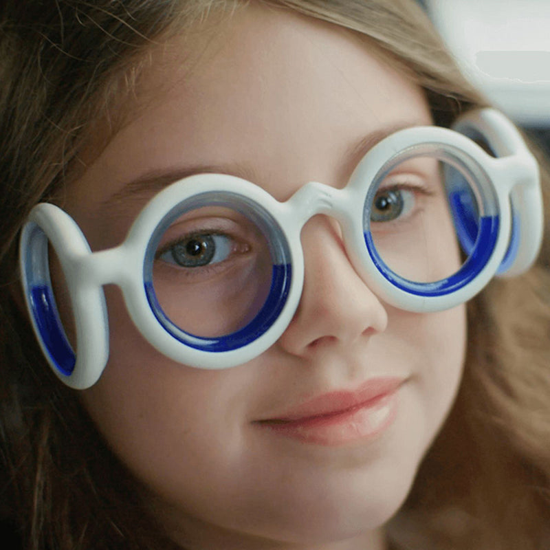 Portable AntiSickness Glasses For Children Adult AntiMotion Sickness Liquid Glasses Lensless Drivin