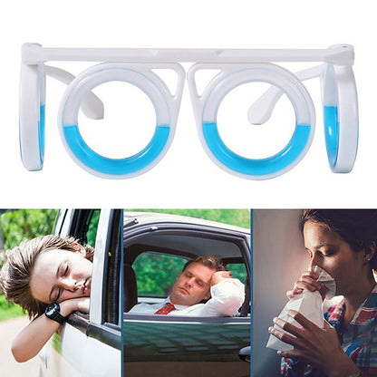 Portable AntiSickness Glasses For Children Adult AntiMotion Sickness Liquid Glasses Lensless Drivin