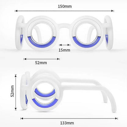 Portable AntiSickness Glasses For Children Adult AntiMotion Sickness Liquid Glasses Lensless Drivin