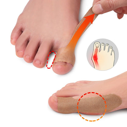Bunion Hallux Valgus Corrector, 5Sheets Non-woven Fabric Toe Separator Patches Thumb Correction, Tenosynovitis Treatment