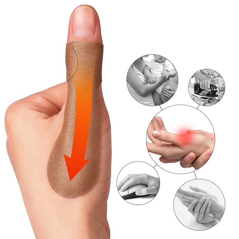 Bunion Hallux Valgus Corrector, 5Sheets Non-woven Fabric Toe Separator Patches Thumb Correction, Tenosynovitis Treatment