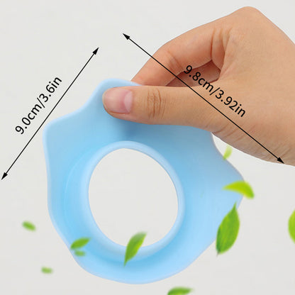 Flower Shape Silicone Solid Color Waterproof, 1 Pair Washing Face Spa Wrist Watch Band, Hair Accessories, Head Wrap