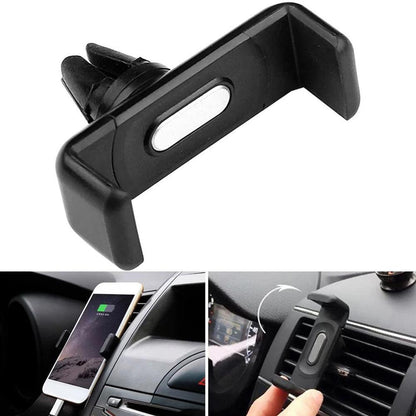 Automobile Clamp Phone Holder, Universal Car Mount for Dashboard, Windshield Vent Hands Free Mobile Stand