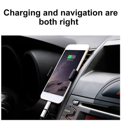 Automobile Clamp Phone Holder, Universal Car Mount for Dashboard, Windshield Vent Hands Free Mobile Stand