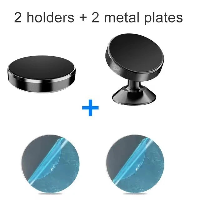 Magnet Mount Car Phone Holder Stick On Dashboard Bracket Magnetic Mobile Support For Car And Wall 6
