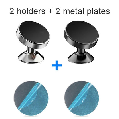Magnet Mount Car Phone Holder Stick On Dashboard Bracket Magnetic Mobile Support For Car And Wall 7