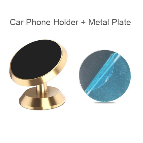 Magnet Mount Car Phone Holder Stick On Dashboard Bracket Magnetic Mobile Support For Car And Wall 8