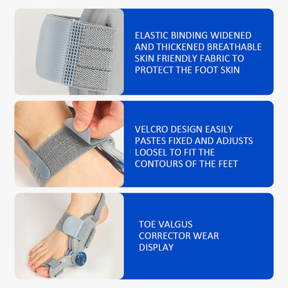 Toe Separator, Bunion Corrector, Foot Hallux Valgus Braces, Toe Straightener, Foot Care Tool, Bone Adjuster