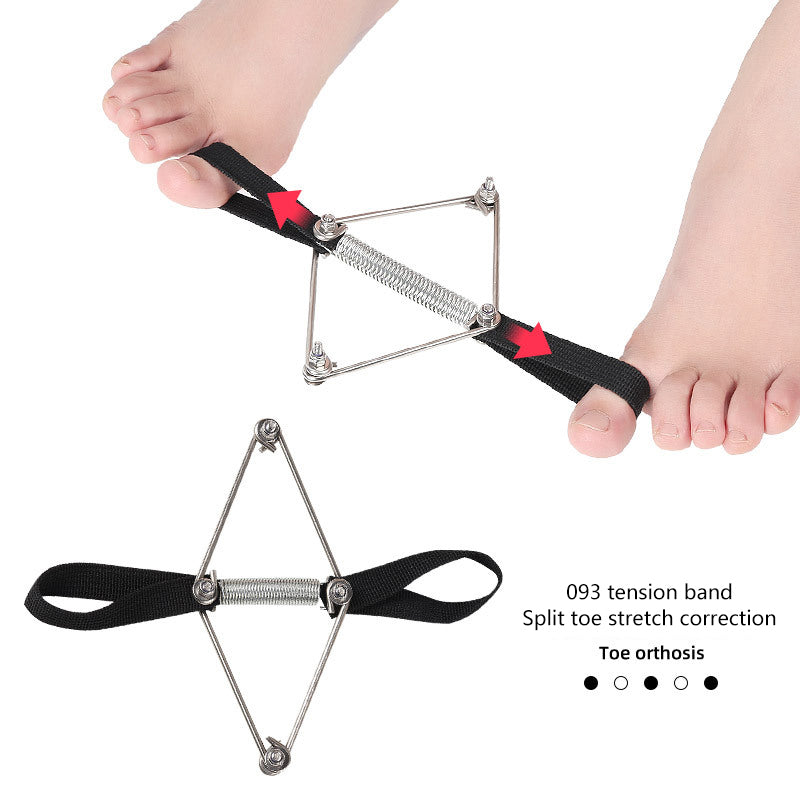 Hallux Valgus Toe Straightener Foot Stretch Recovery Training Exerciser Strap Thumb Elastic Band Fo 3