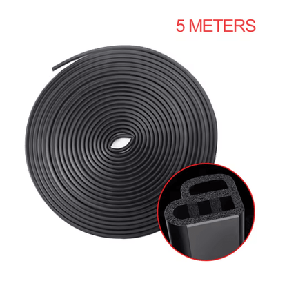 AutoGuard Double Layer Car Door Seal Strip Soundproof And Weatherproof Protector 3