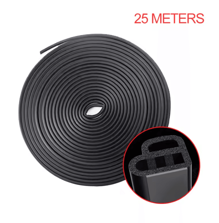 AutoGuard Double Layer Car Door Seal Strip Soundproof And Weatherproof Protector 6
