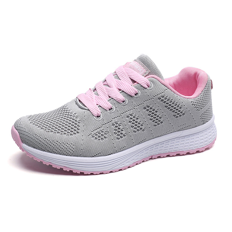Womens Sneakers Casual New Fashion Plus Size Shoes Lace Up Trainers Female Sneakers Tenis Feminino 6