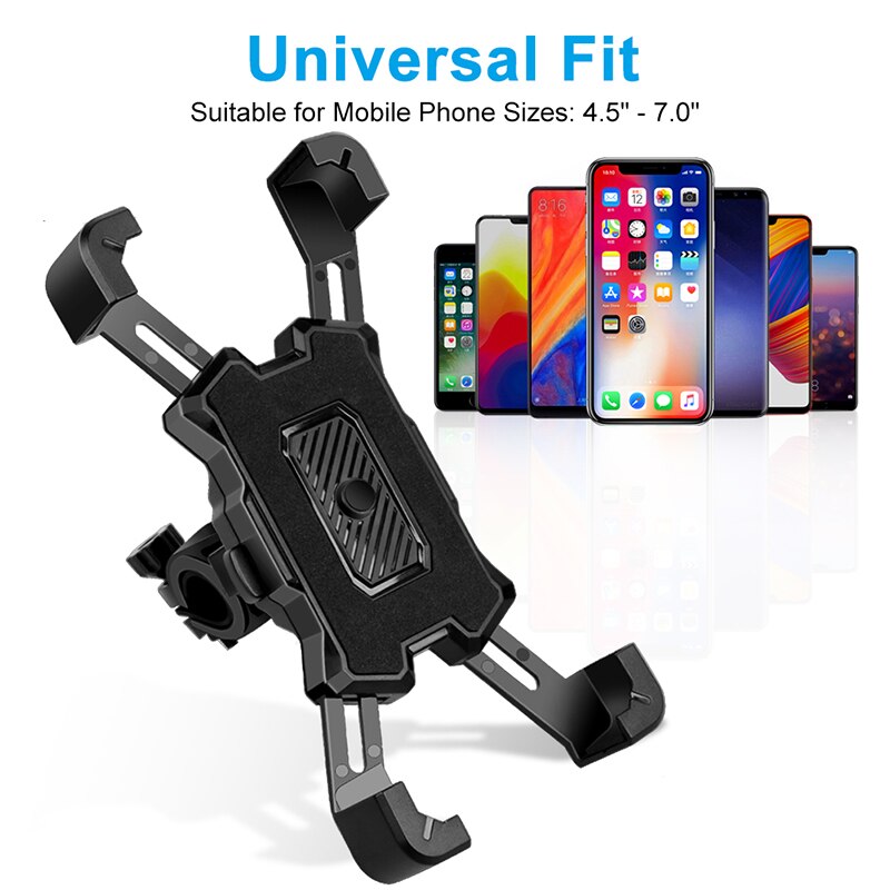 Motorcycle Mountain Bicycle Phone Holder Large Size Universal Handlebar Mount Fixed Frame For Bike 3
