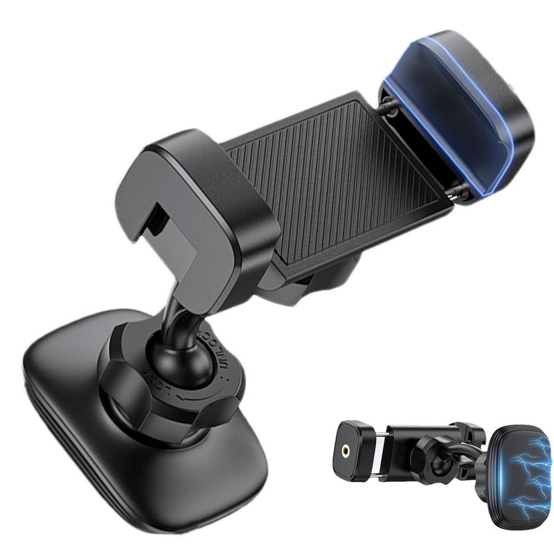 Adjustable, Gym Magnetic Phone Holder, Alloy Base, Smartphone Stand with Strong Magnetic Grip