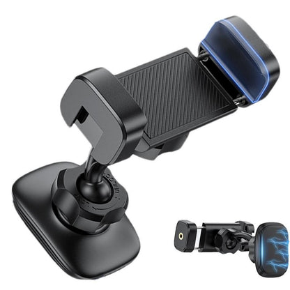 Adjustable, Gym Magnetic Phone Holder, Alloy Base, Smartphone Stand with Strong Magnetic Grip