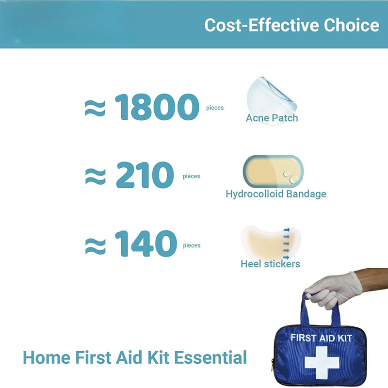 Hydrocolloid Patch Bandages With SelfAdhesive Hydrocolloid Roll For Wound Care Highly Absorbent Bed 1