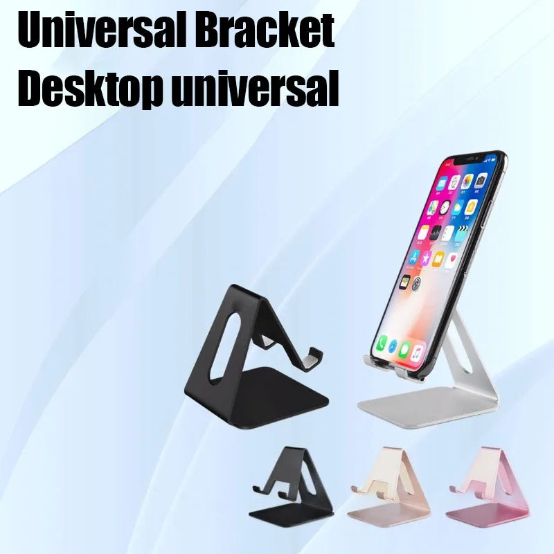 Universal Lazy Tablet Dock, Desktop Metal Phone Stand, Stable Adjustable Holder for All Smartphones