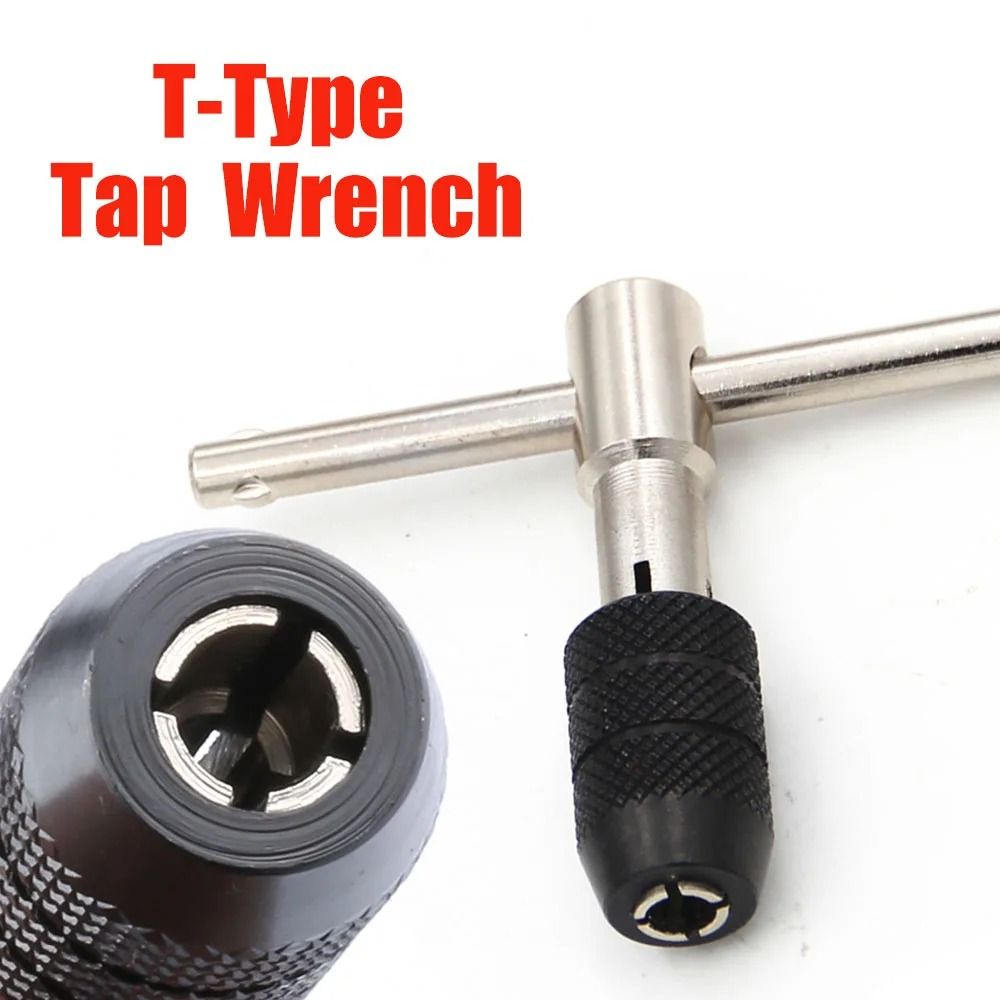 T Type 3mm To 6mm Hand Tap Wrench Tool Set 1