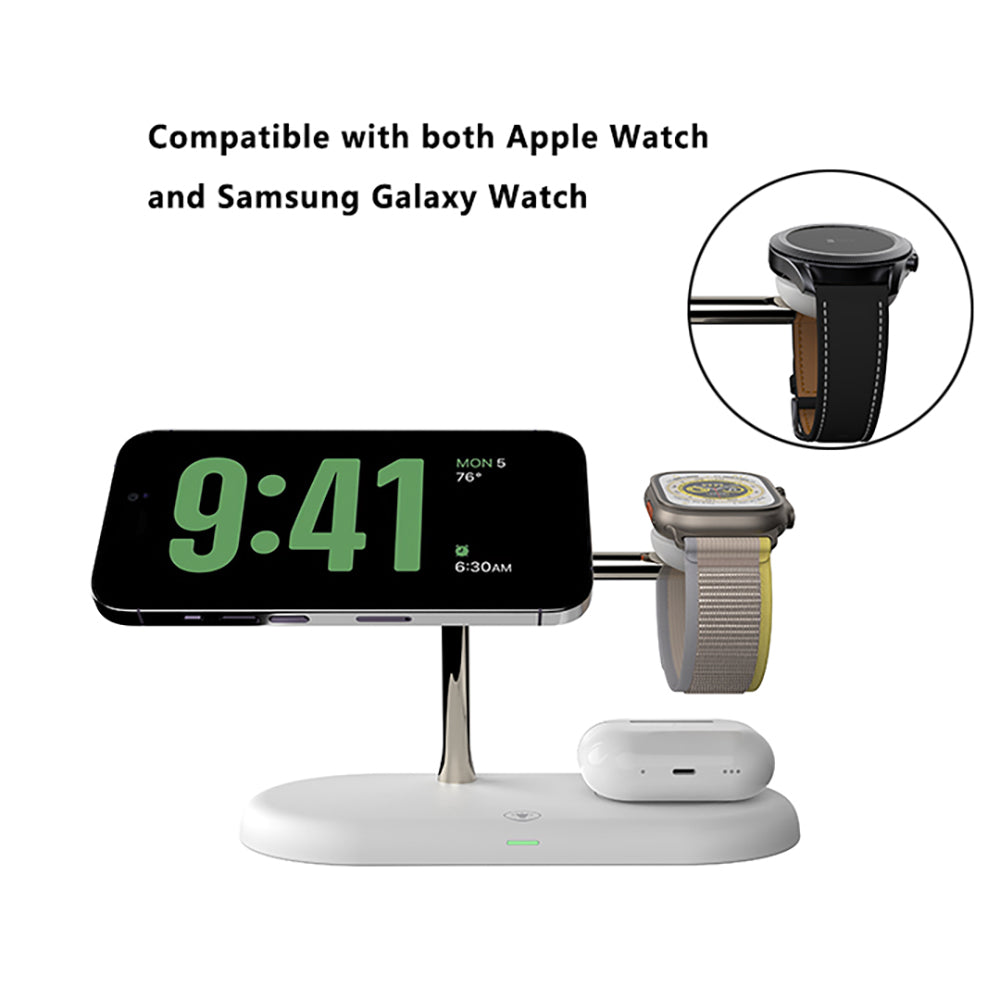 Fast Charging Station Wireless Charger Stand For Smart Watches Compatible With Almost All Smart Pho 7
