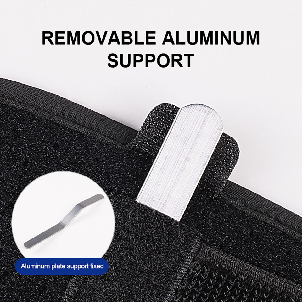 Wrist Brace Wrap for Tendonitis, Aluminum Plate Compression Support, Adjustable Immobilization Splint