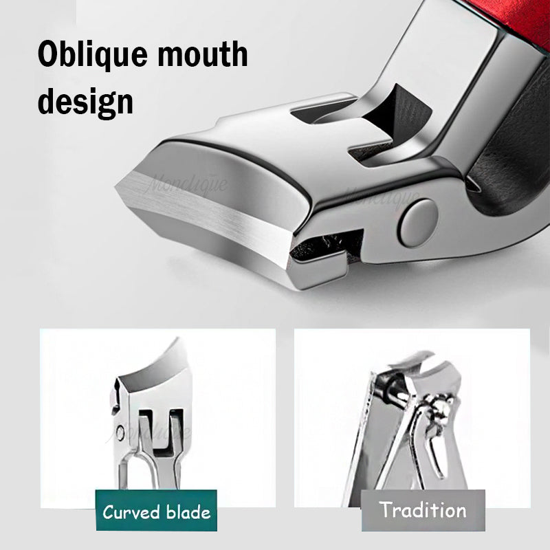 Large Thick Anti Splash Nail Clippers Hard Ingrown Toenail Clipper Special Nail Cutter Manicure And 2