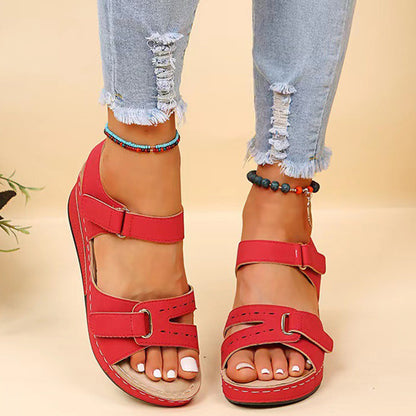 Elegant Women Sandals Summer Shoes Woman Ladies Wedge Sandals Outdoor Party Shoes Comfortable Femal 4