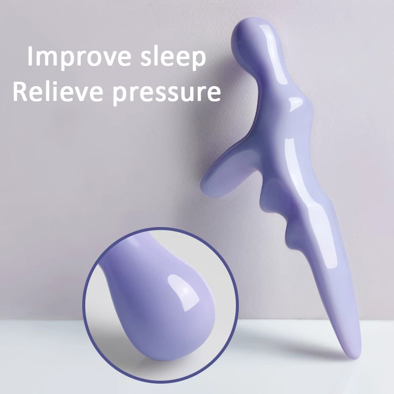 Manual Massage Tools, T Shaped Massager, Deep Tissue Acupressure, Neck Shoulder Back Foot, Muscle Fatigue Relief