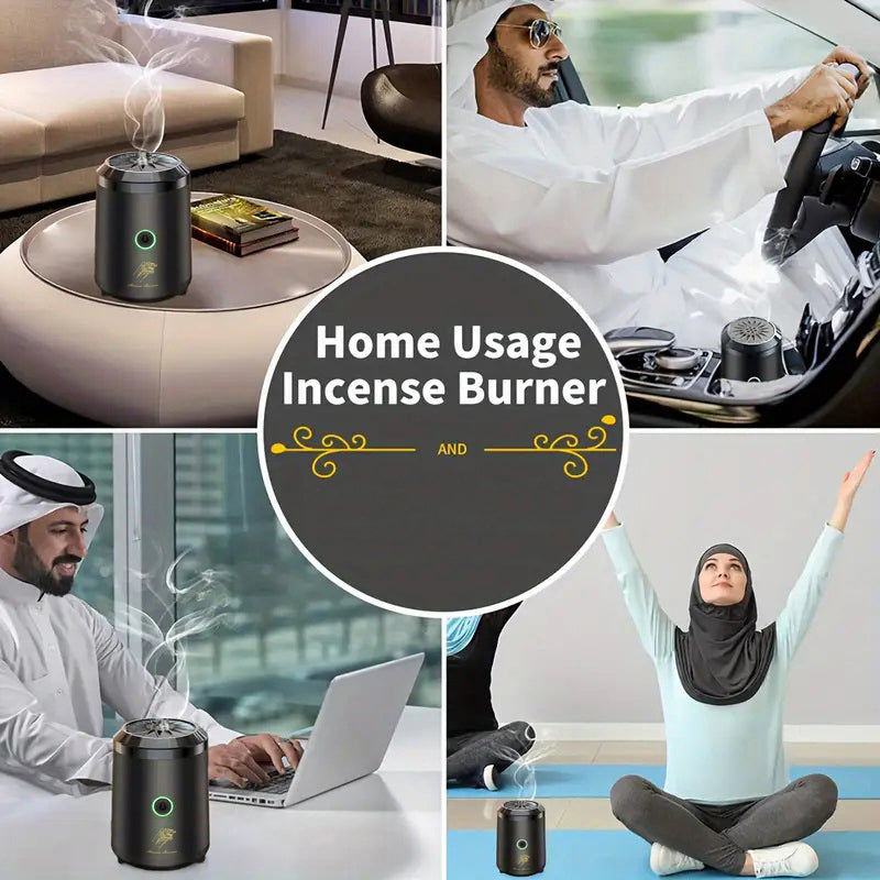 Portable Aromatherapy Burner, Small Electric Incense Burner, Popular Middle Eastern Arab Design