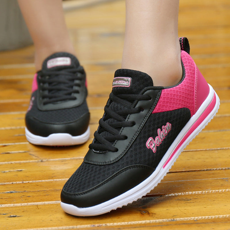 Fashion Womens Sneakers Lightweight Mesh Shoes Comfortable Lace Up Tenis Stylish Summer Designer Sn 5
