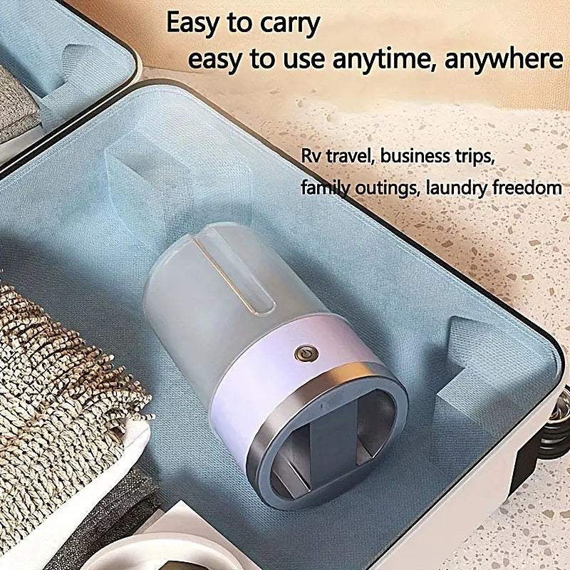 USB Portable Automatic Washing Machine Small Washer For Underwear Socks No Plug In Or Assemble 1