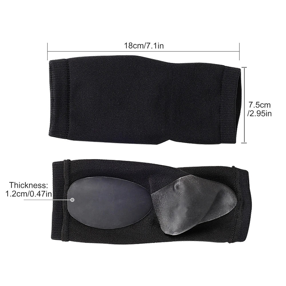 Soft Elastic Gel Pad Arch Support Sleeve, Cushioned Comfort for Plantar Fasciitis, Heel Spurs, Flat Foot Relief
