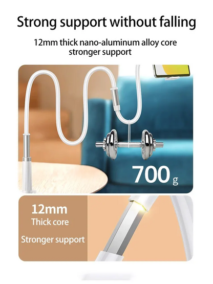 Portable Flexible Lazy Bed Clip Mobile Phone Holder Stand Desktop Bracket Desk Mount Stand Base 3