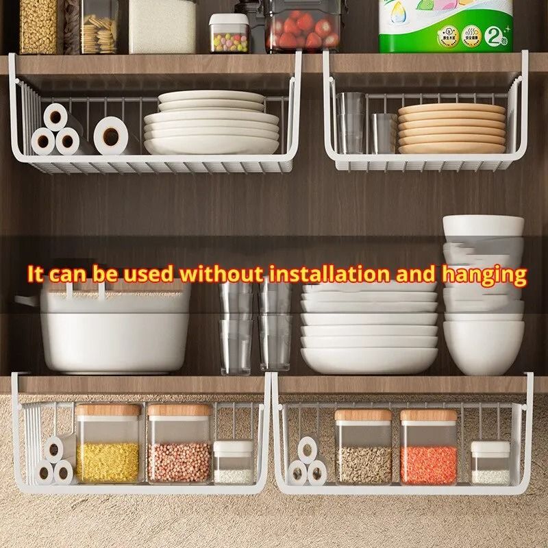 Hanging Iron Storage Net Basket