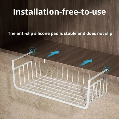 Hanging Iron Storage Net Basket 1