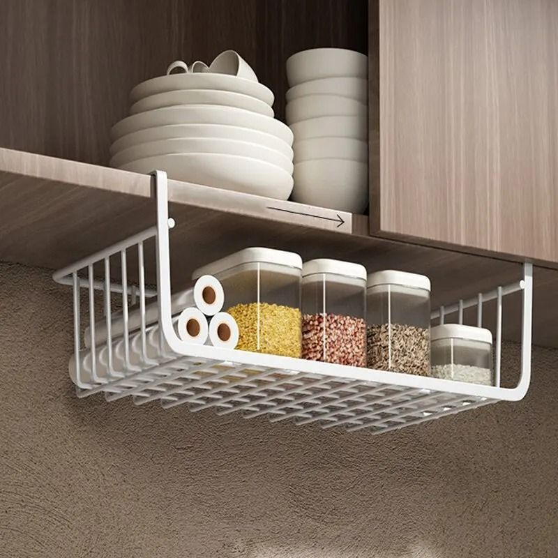 Hanging Iron Storage Net Basket 2